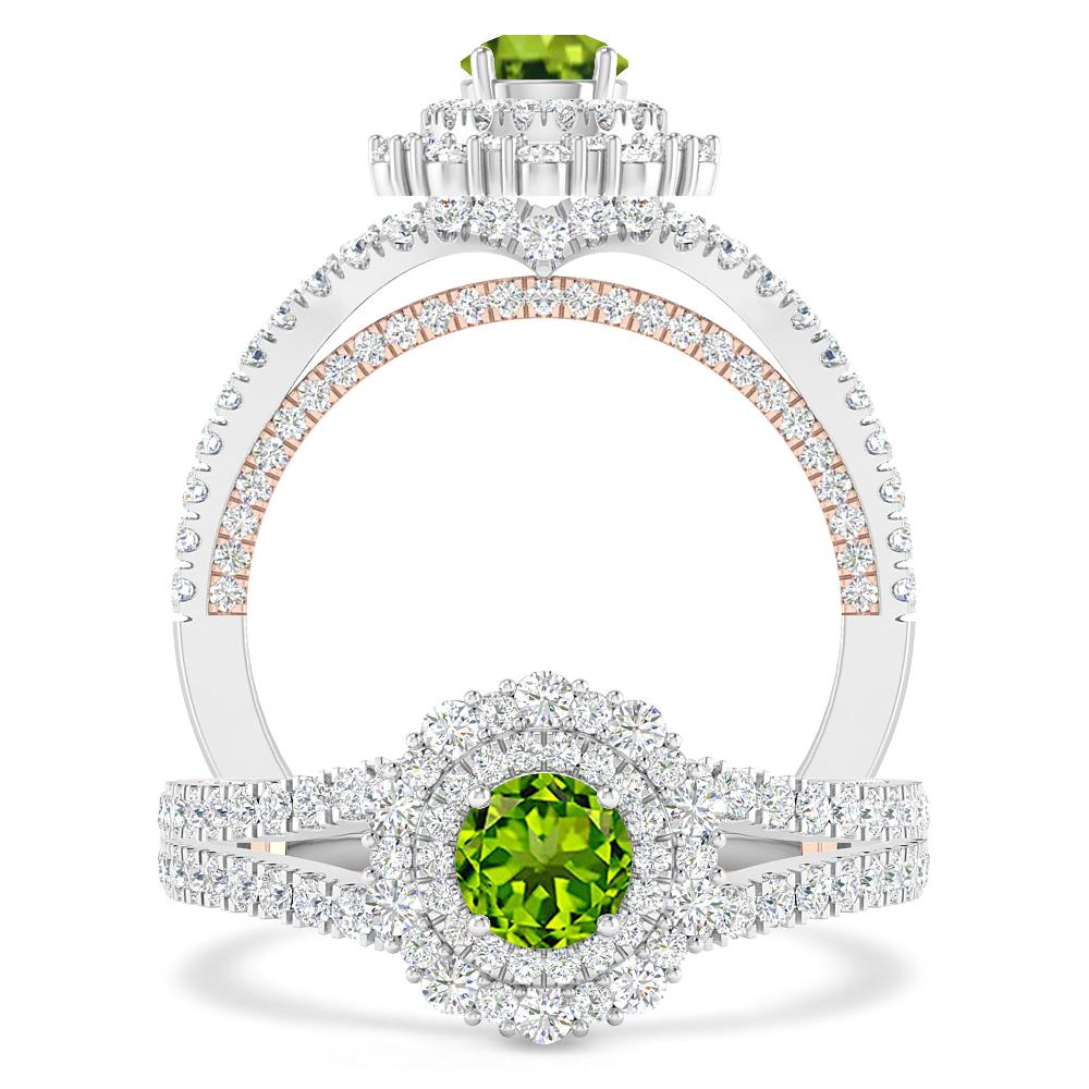 White Gold - Peridot