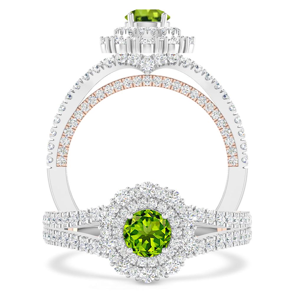 White Gold - Peridot