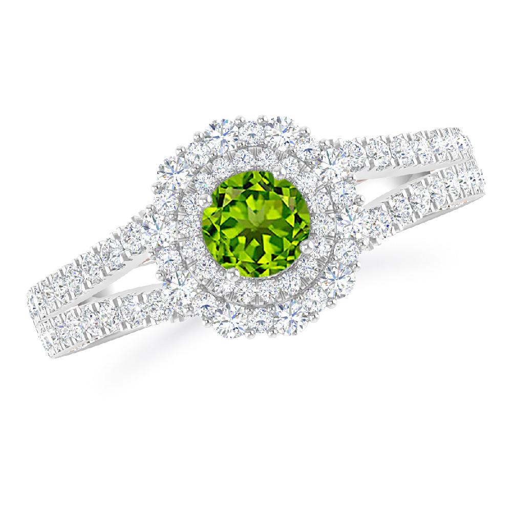 White Gold - Peridot