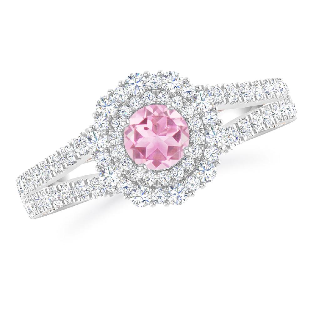 White Gold - Pink Tourmaline