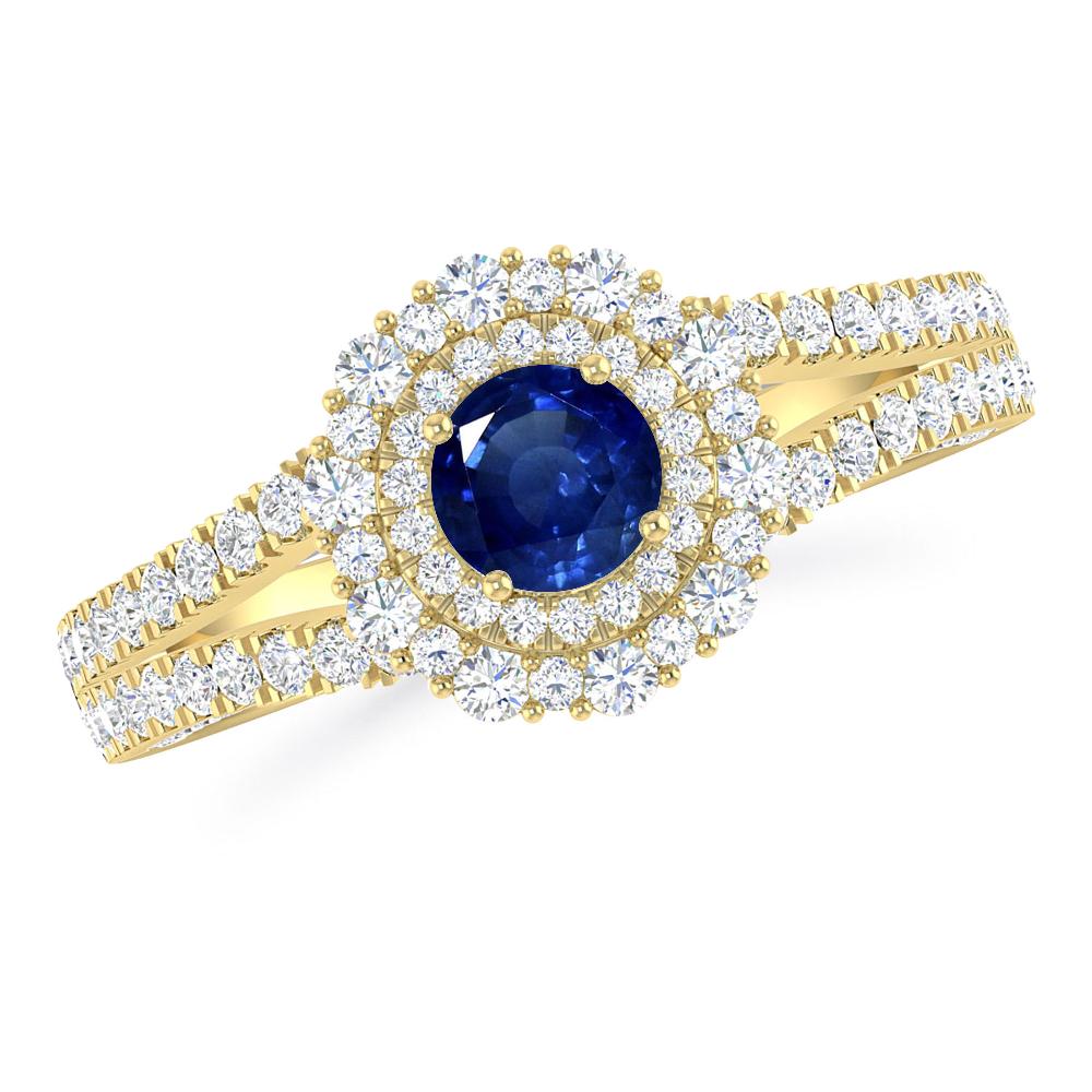 Yellow Gold - Sapphire