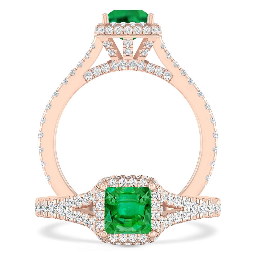 Rose Gold - Emerald