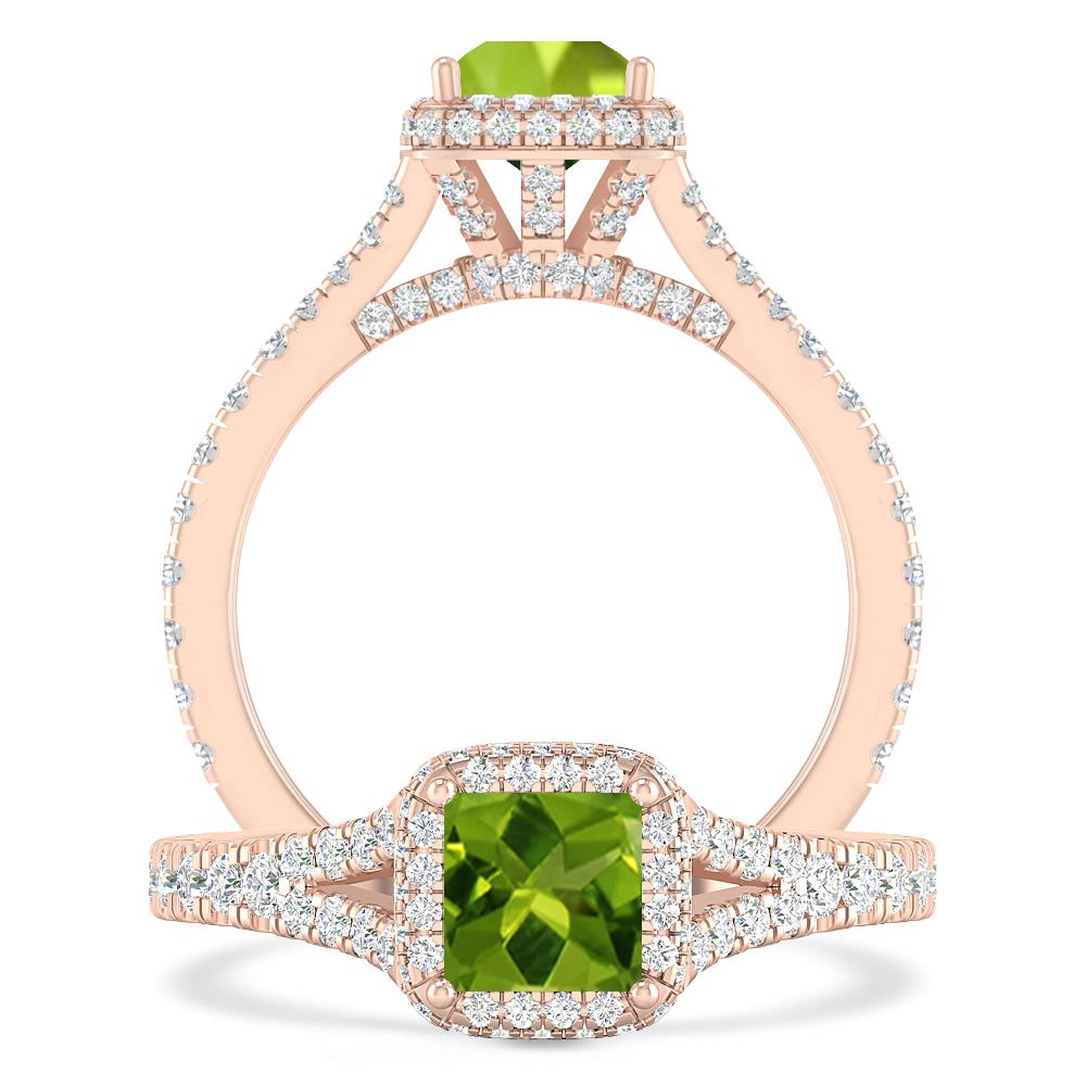 Rose Gold - Peridot