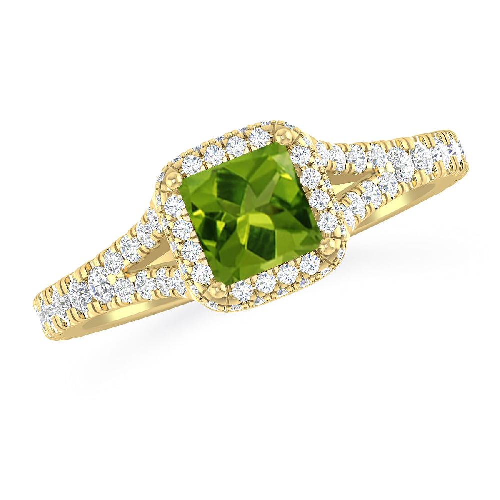 Yellow Gold - Peridot