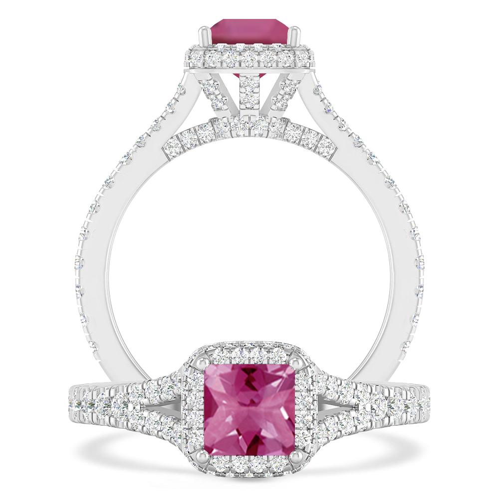 White Gold - Pink Tourmaline