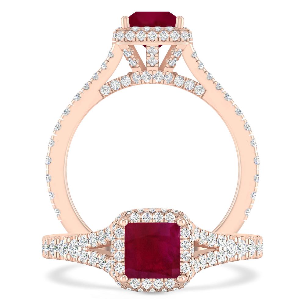 Rose Gold - Ruby