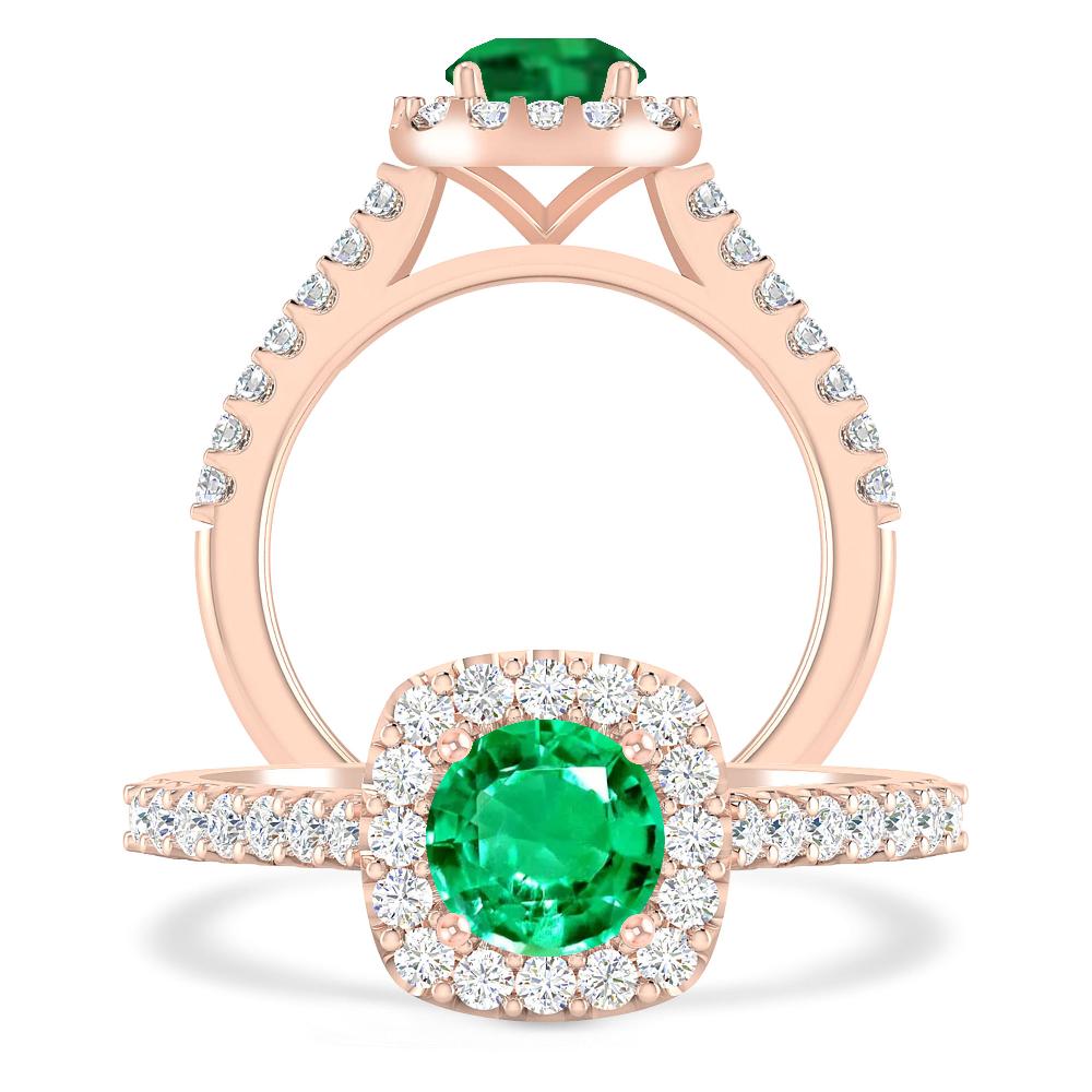 Rose Gold - Emerald