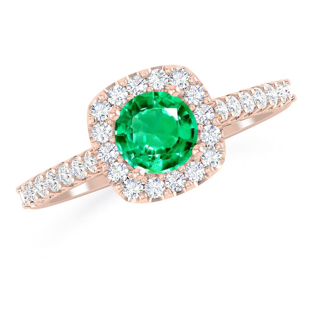 Rose Gold - Emerald