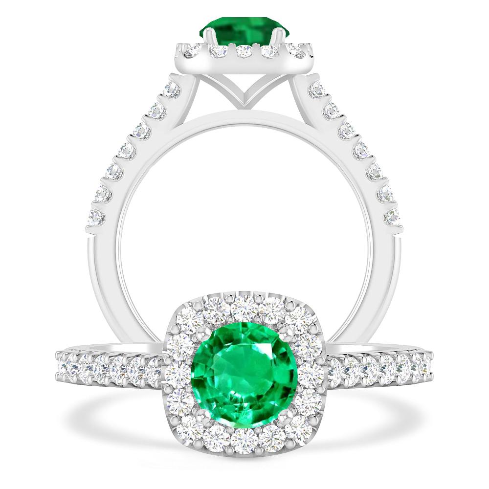 White Gold - Emerald