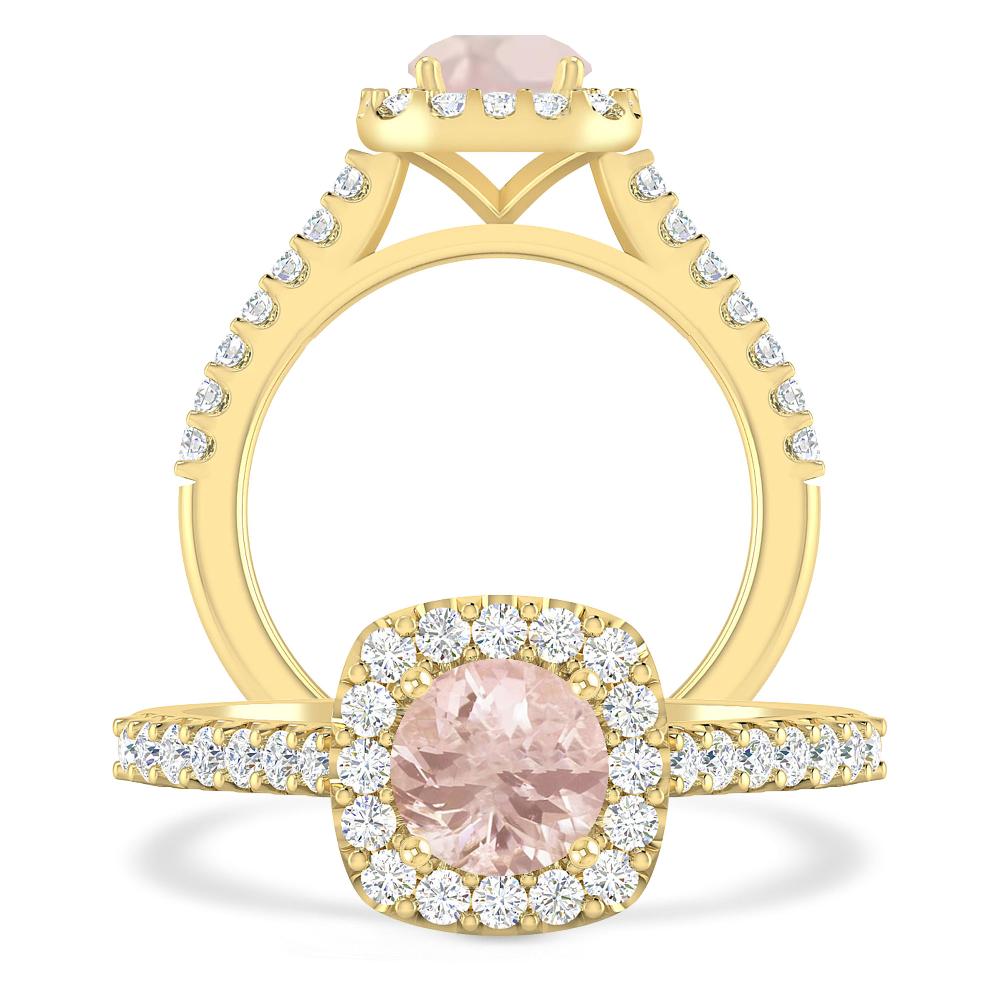 Yellow Gold - Morganite
