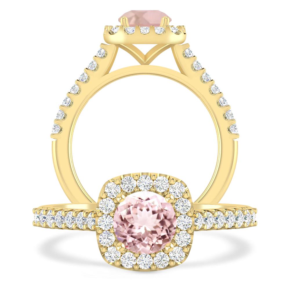 Yellow Gold - Morganite