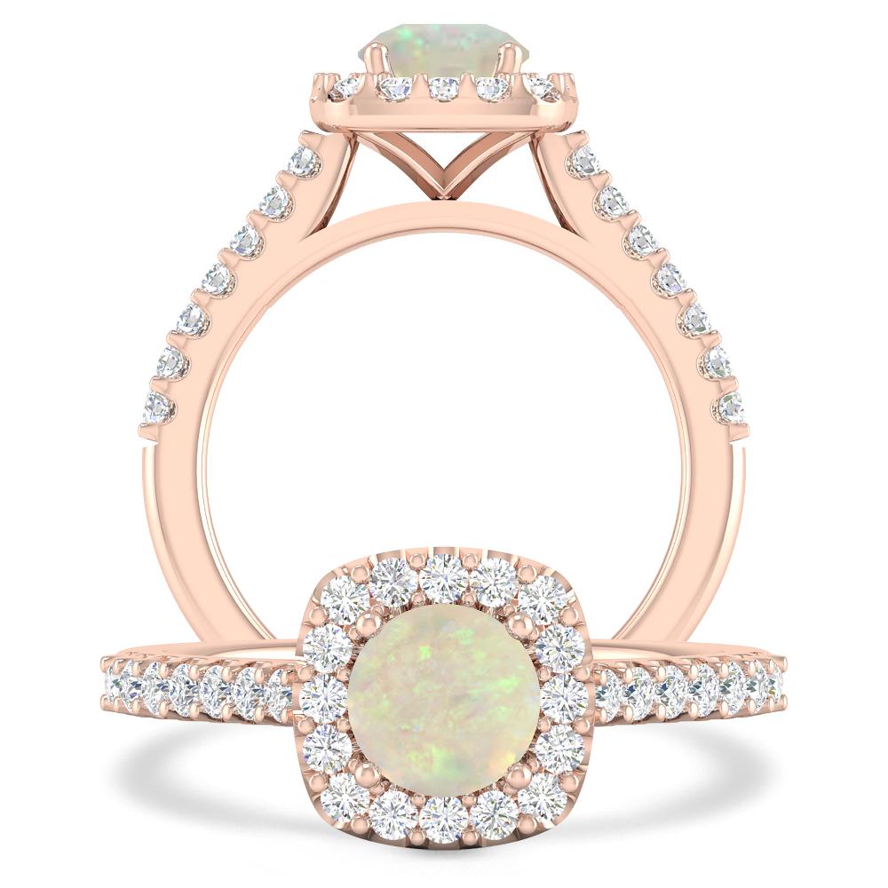 Rose Gold - Opal