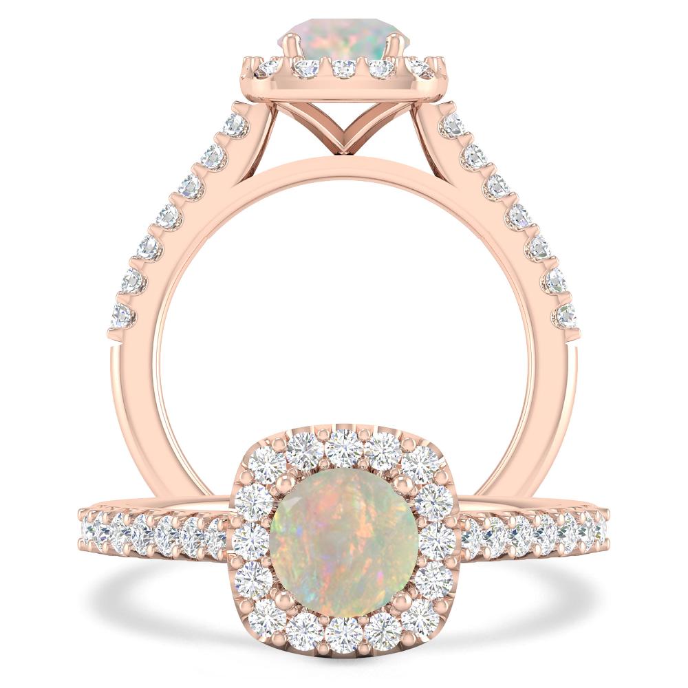 Rose Gold - Opal