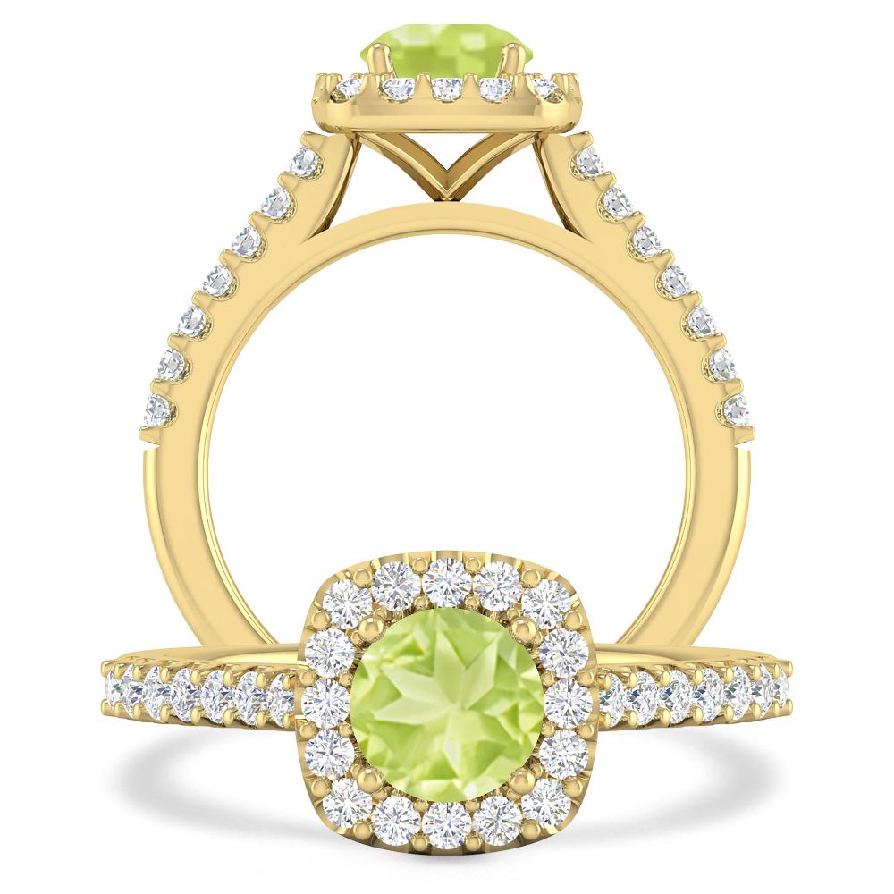 Yellow Gold - Peridot
