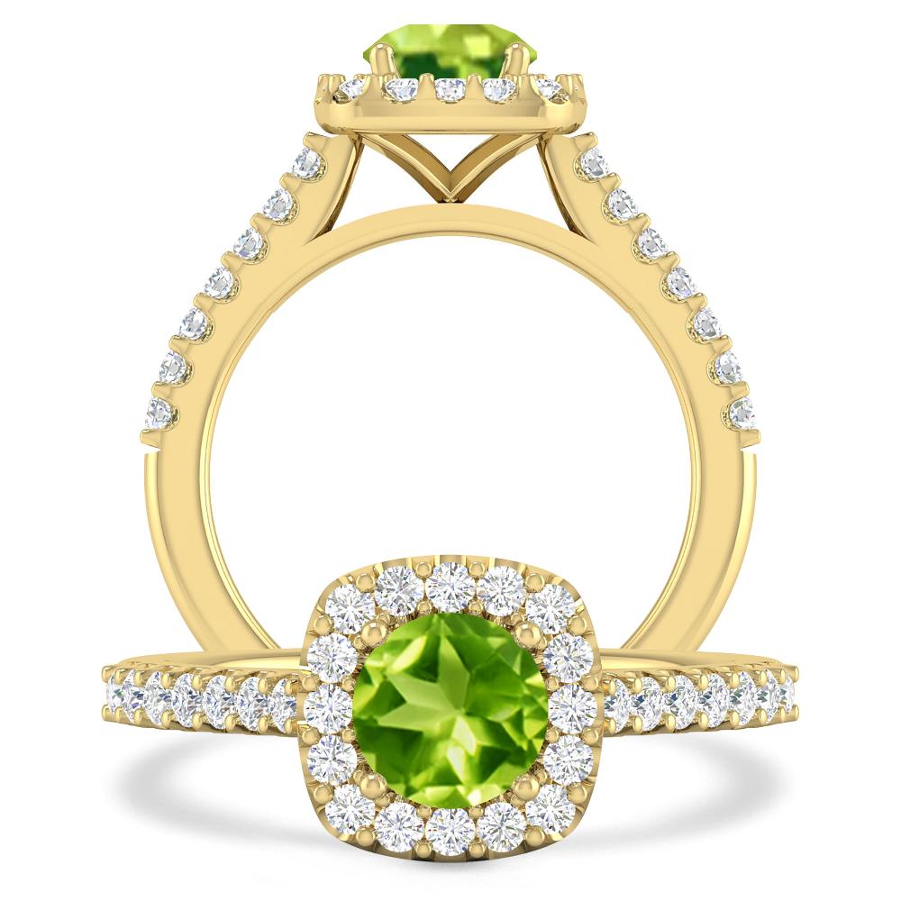 Yellow Gold - Peridot