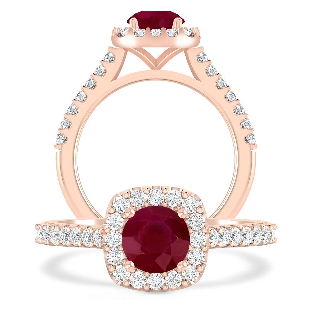 Rose Gold - Ruby