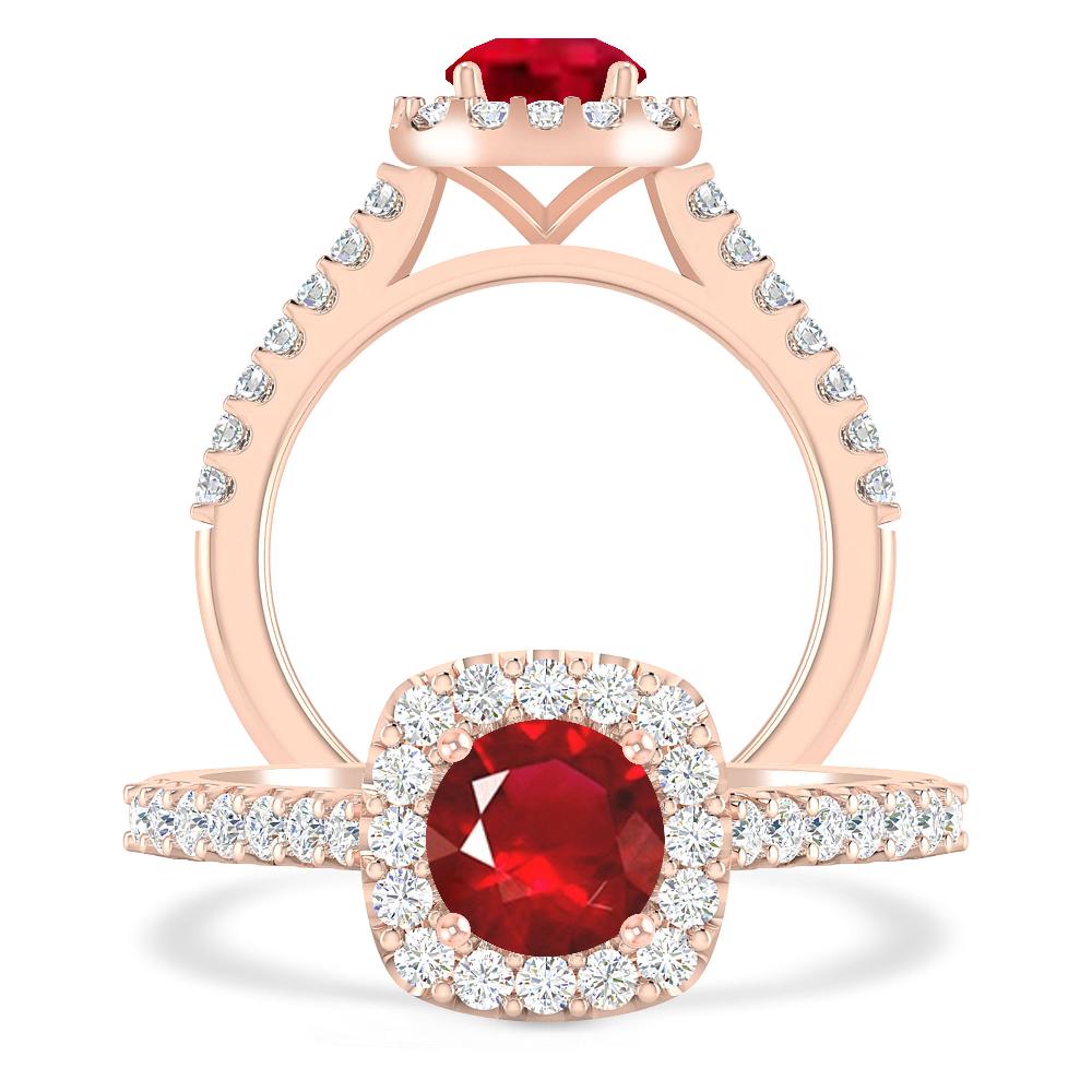 Rose Gold - Ruby