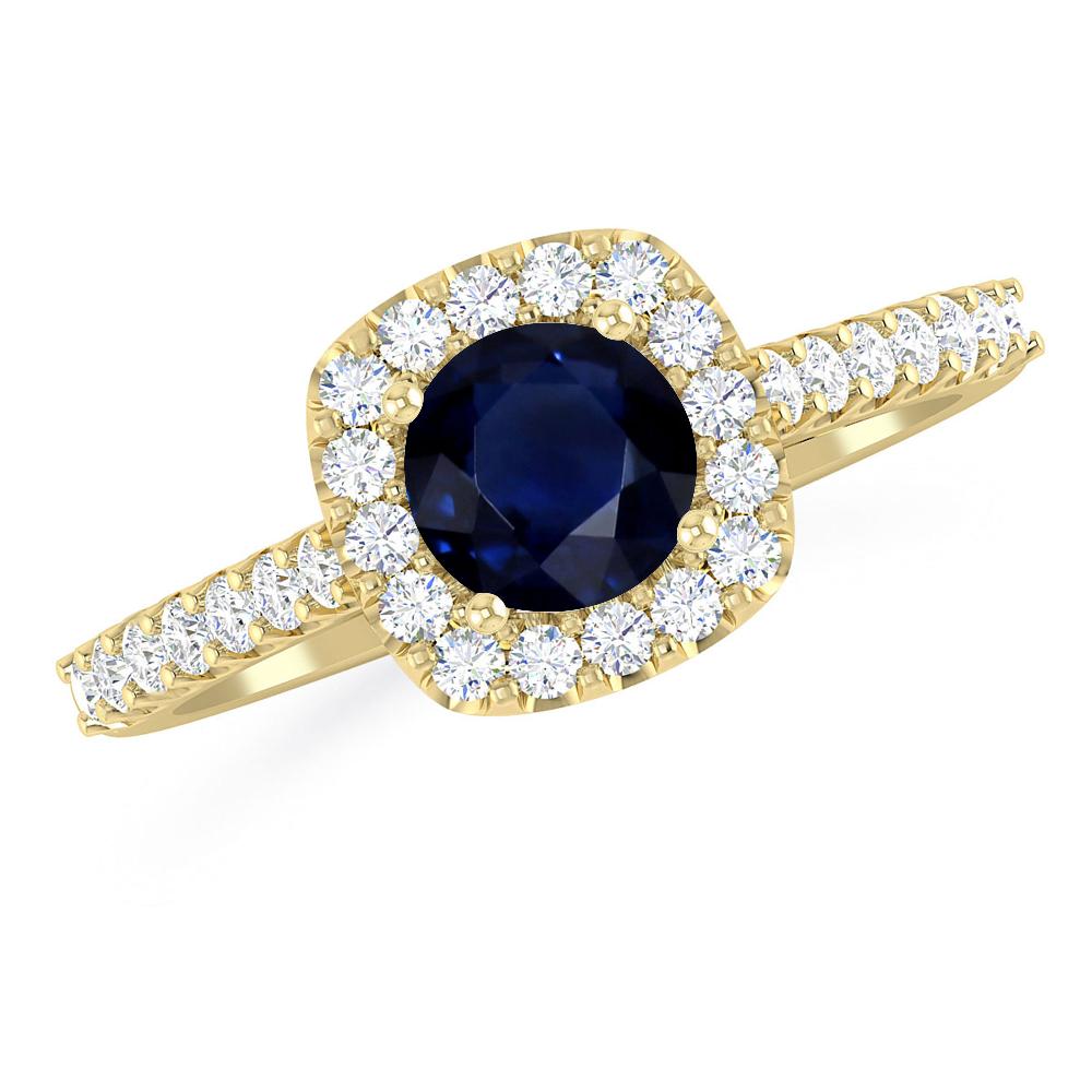 Yellow Gold - Sapphire
