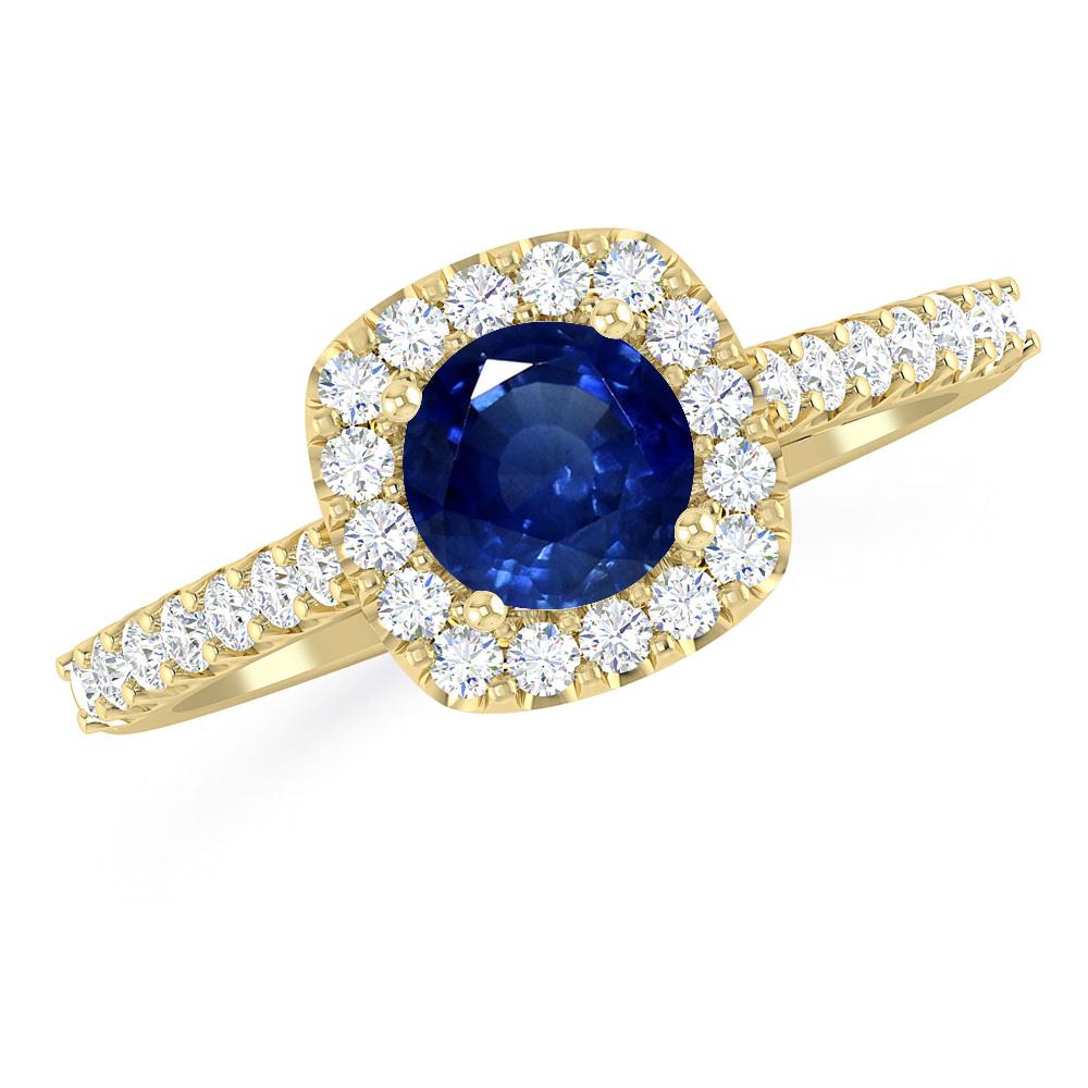 Yellow Gold - Sapphire