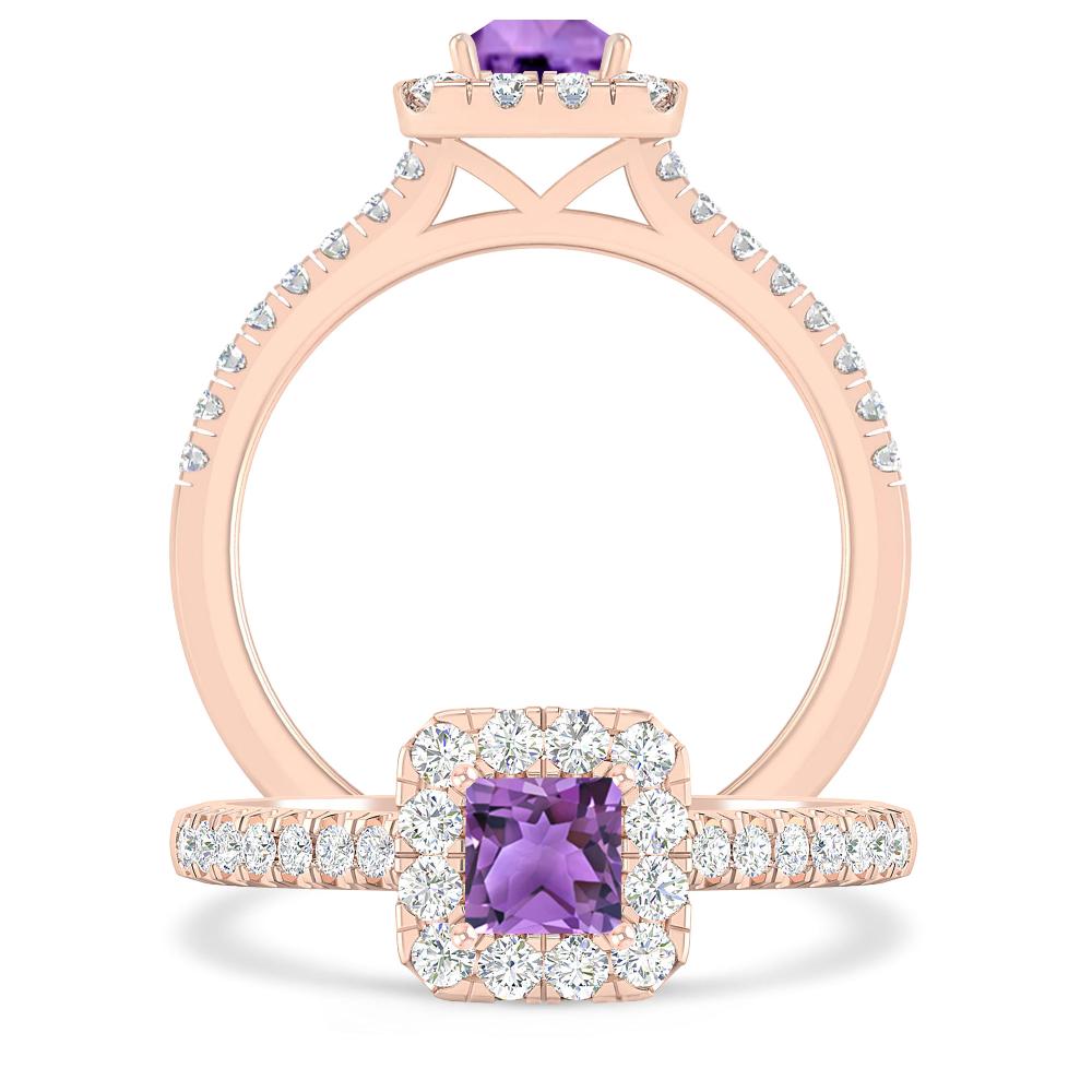 Rose Gold - Amethyst