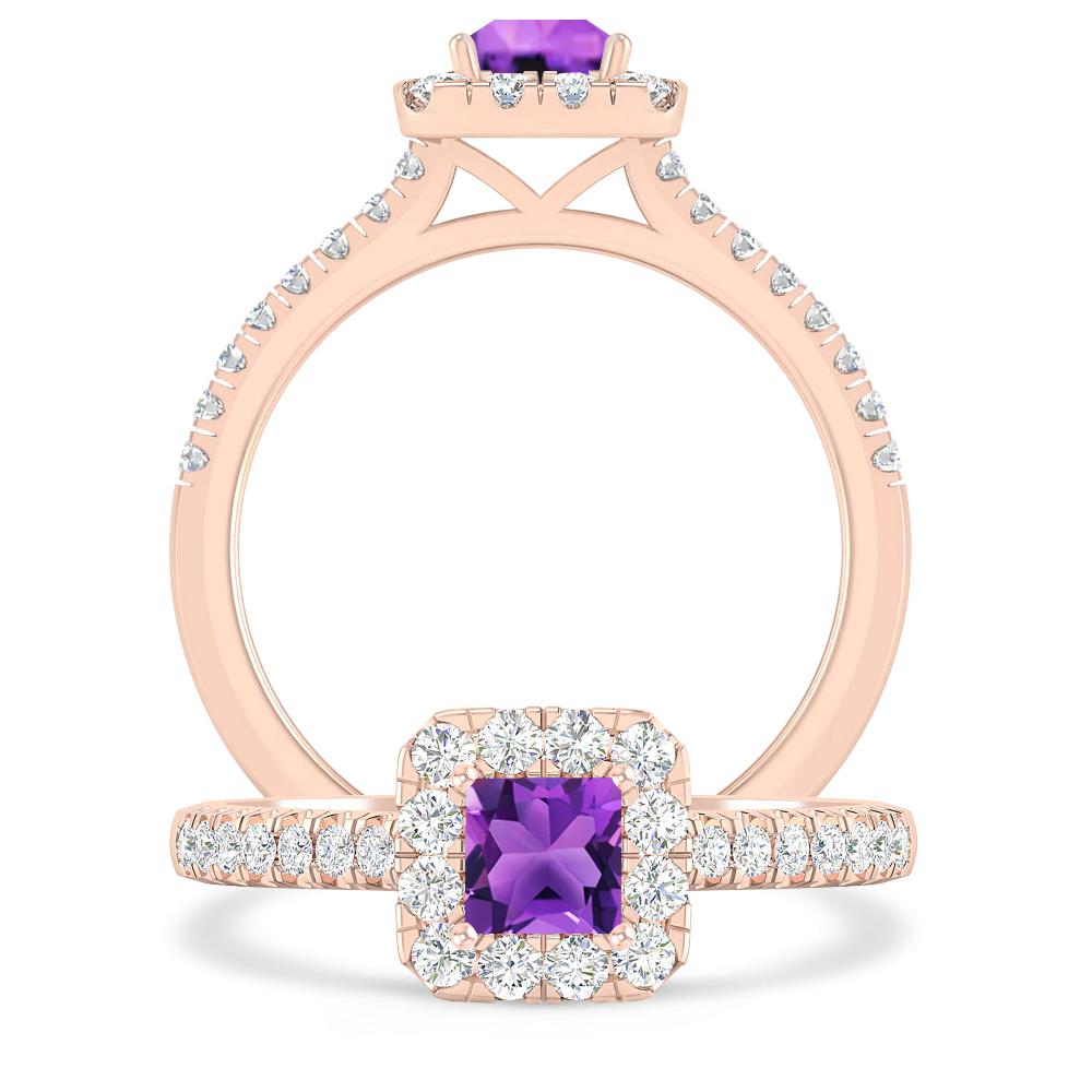 Rose Gold - Amethyst