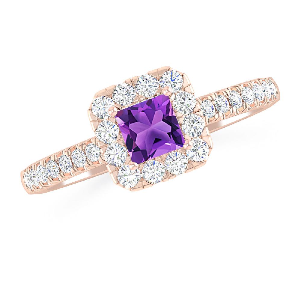 Rose Gold - Amethyst