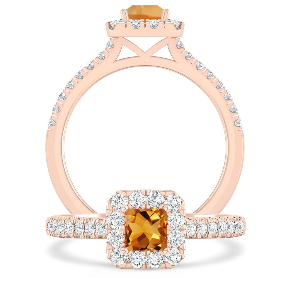 Rose Gold - Citrine