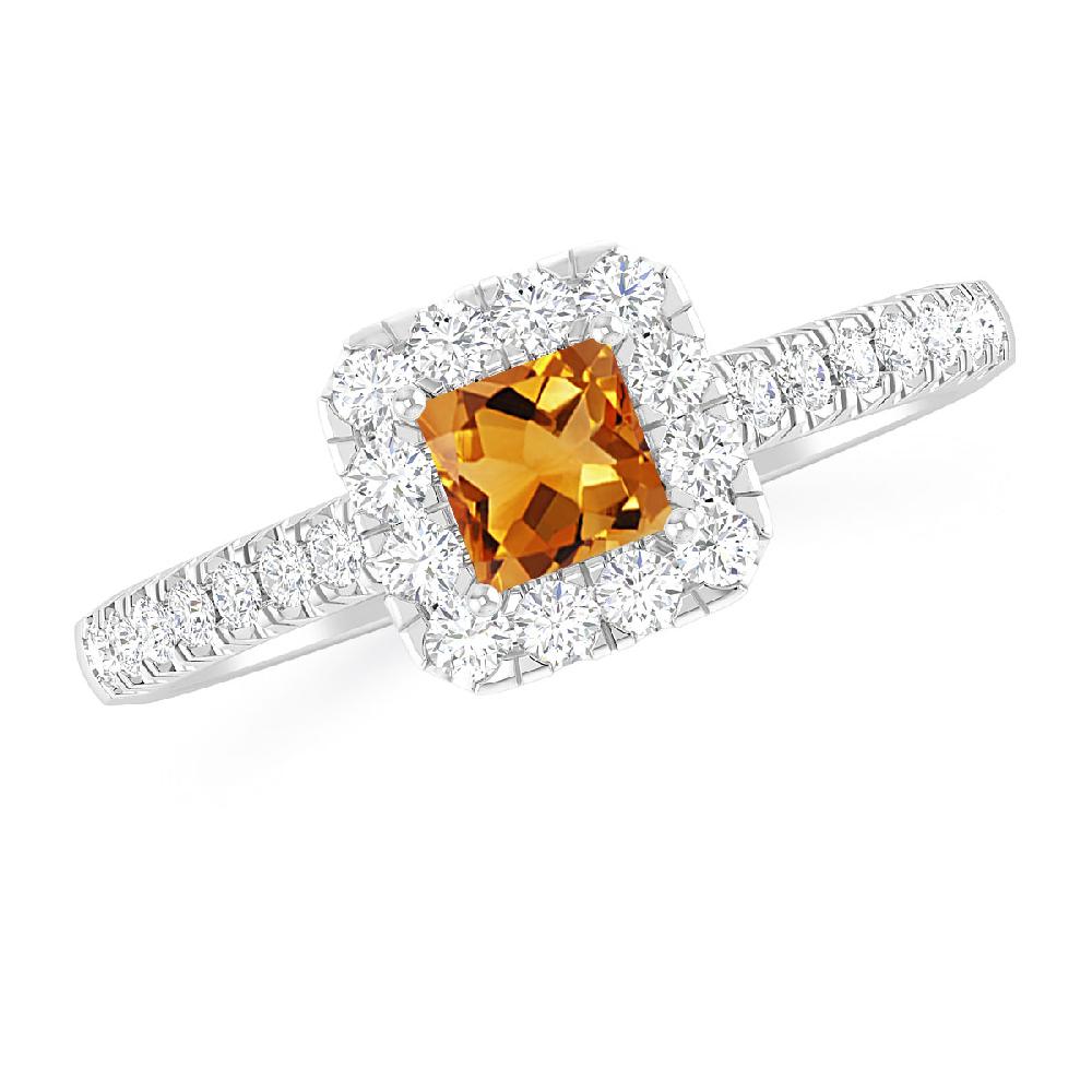 White Gold - Citrine