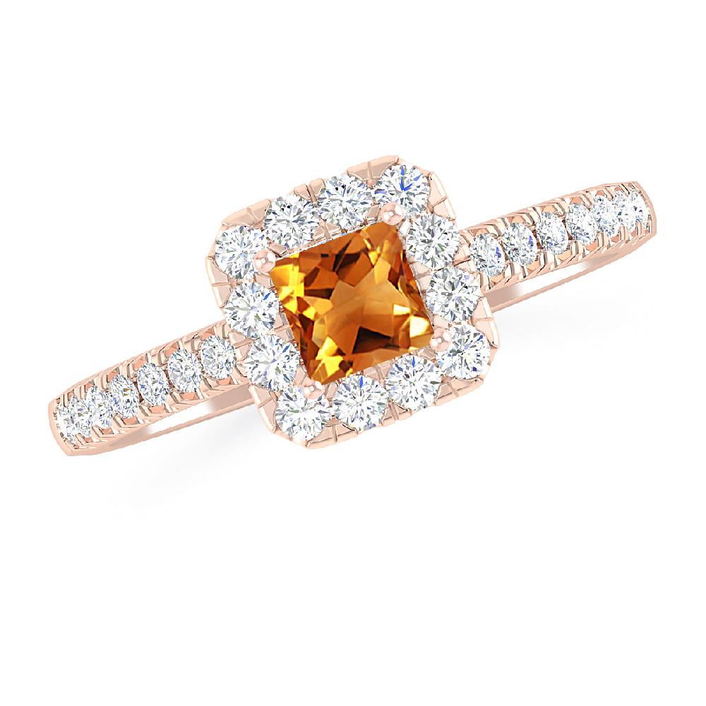 Rose Gold - Citrine