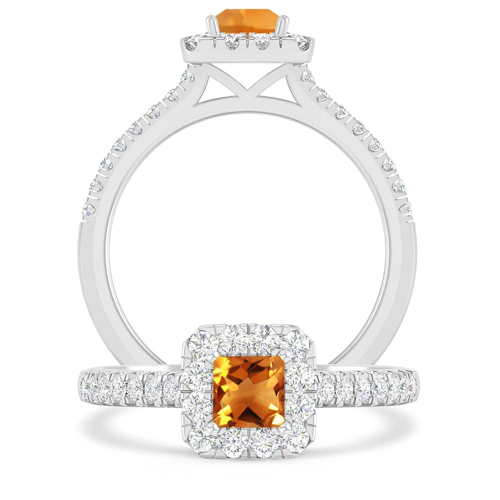 White Gold - Citrine