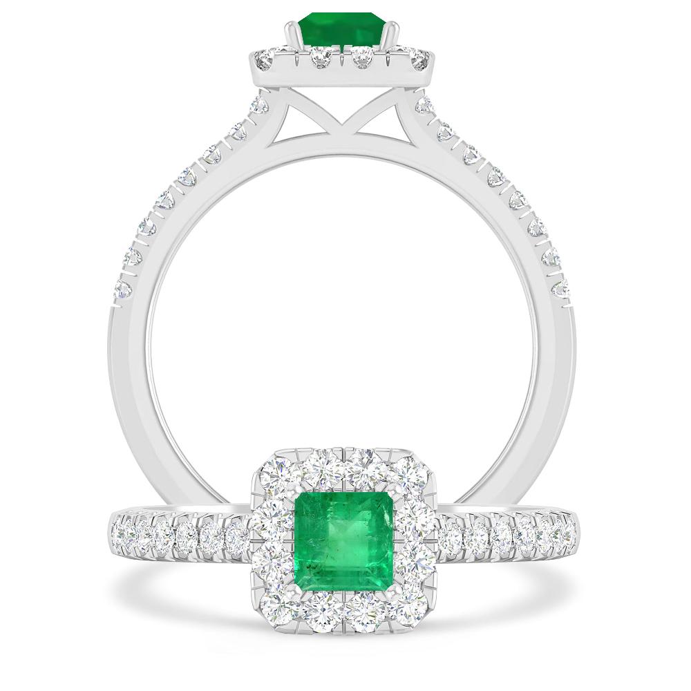White Gold - Emerald