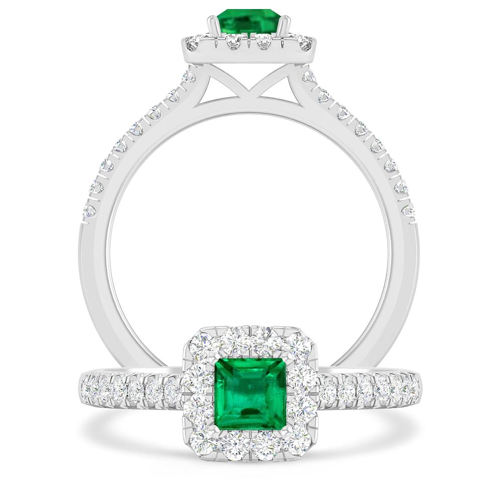 White Gold - Emerald