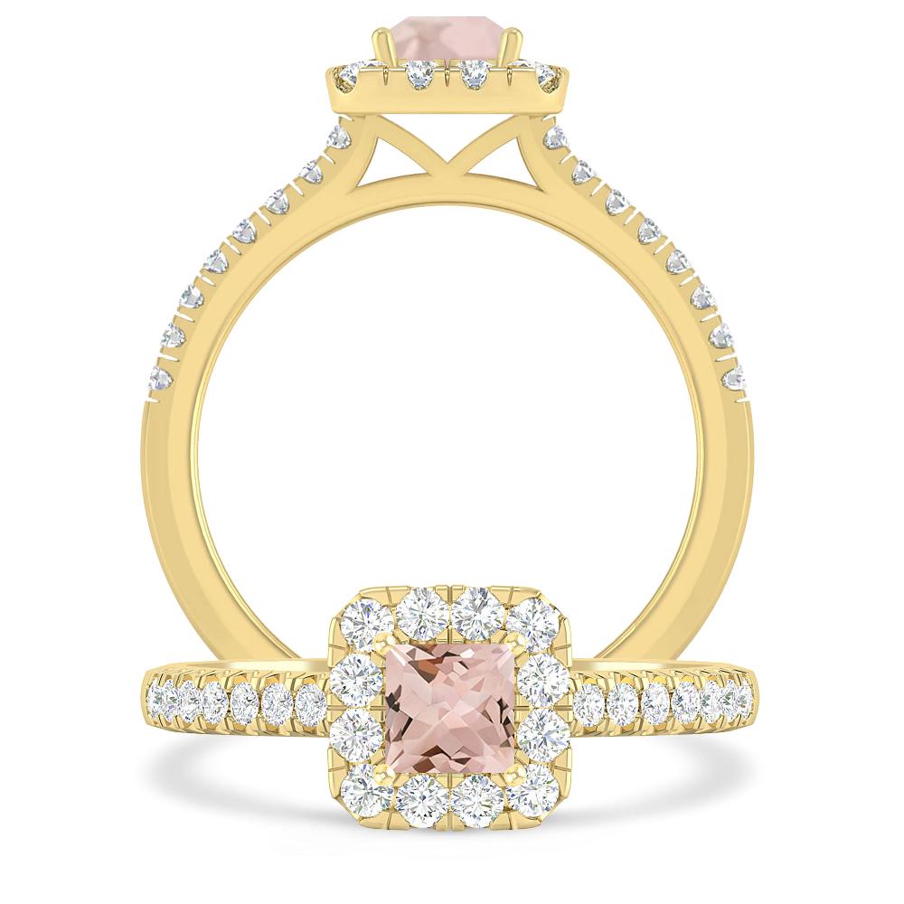 Yellow Gold - Morganite