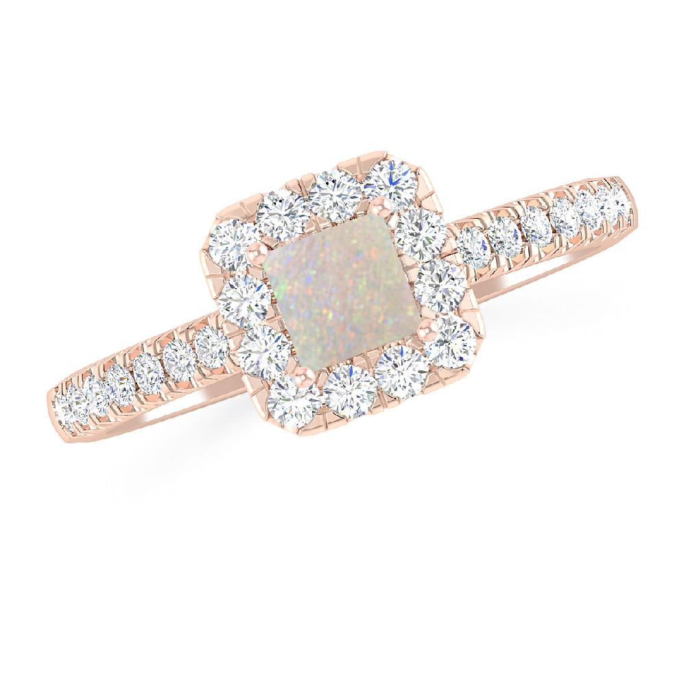 Rose Gold - Opal