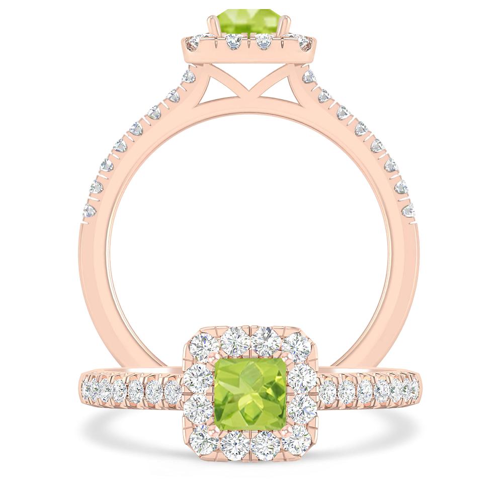 Rose Gold - Peridot