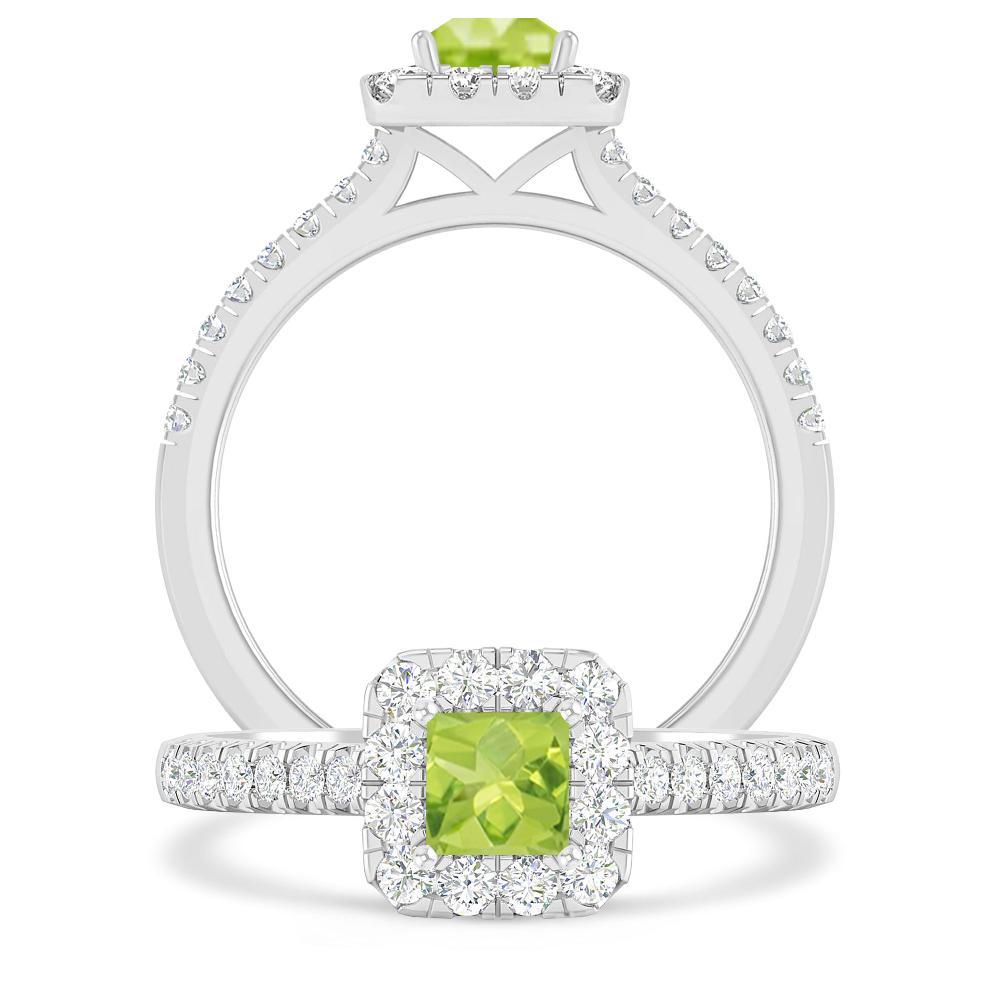 White Gold - Peridot