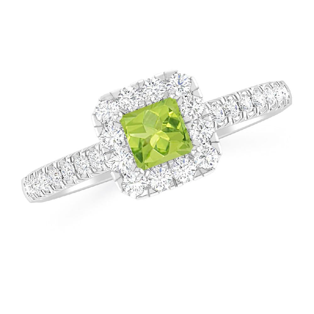 White Gold - Peridot