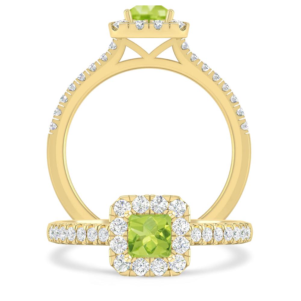Yellow Gold - Peridot