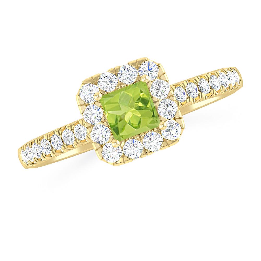 Yellow Gold - Peridot