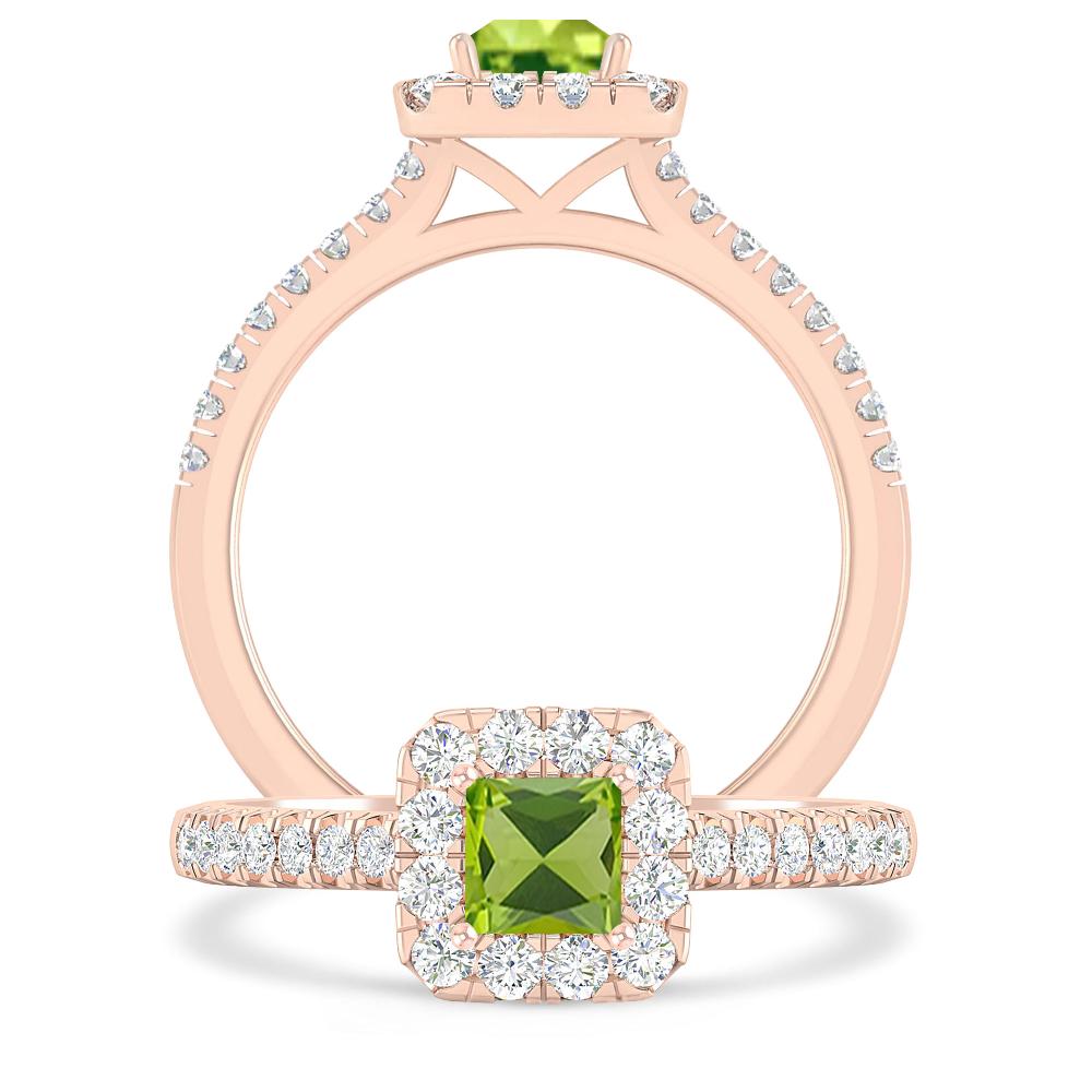 Rose Gold - Peridot