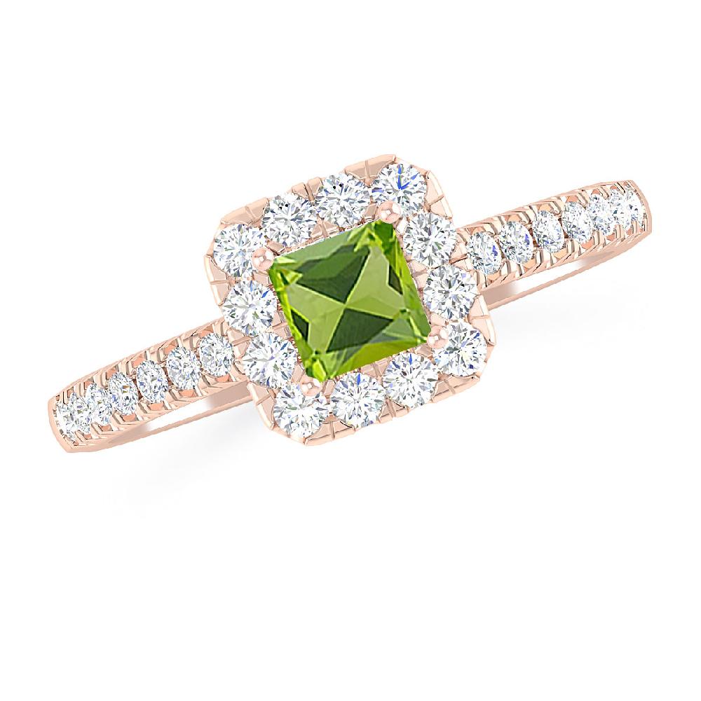 Rose Gold - Peridot