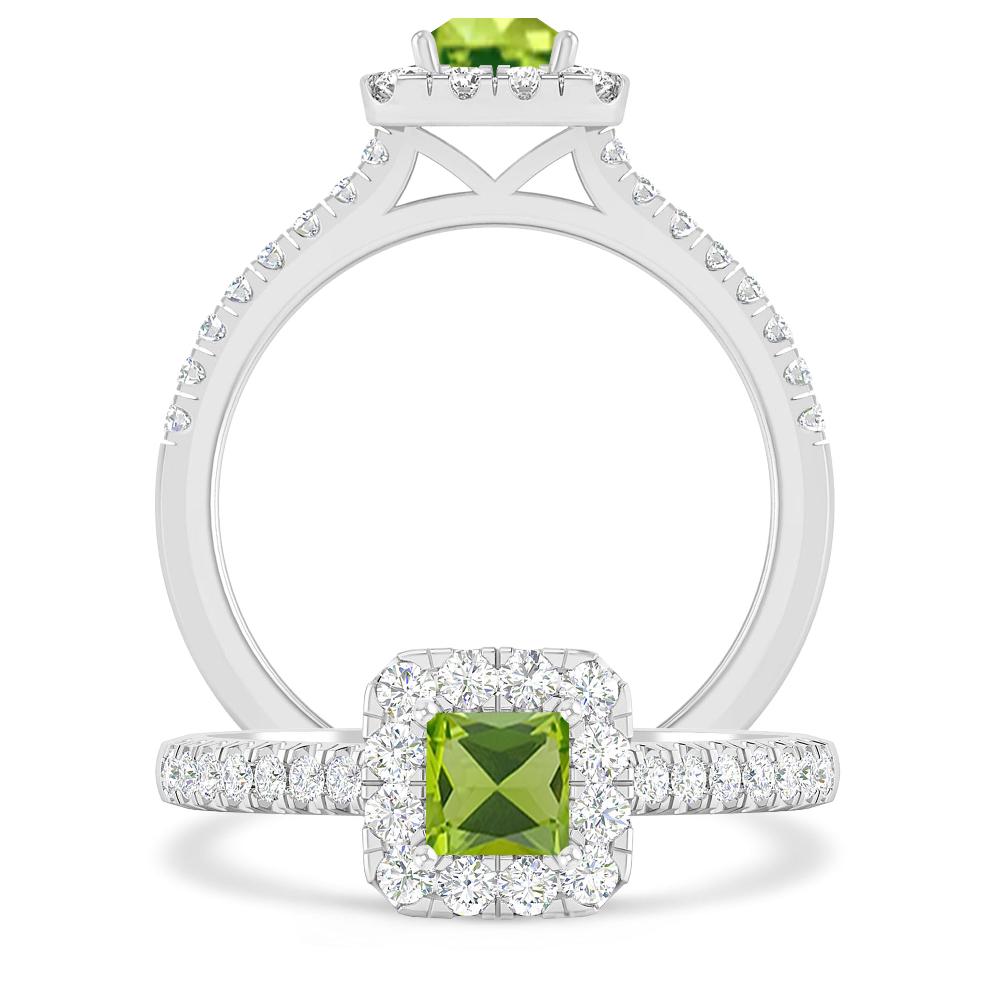 White Gold - Peridot