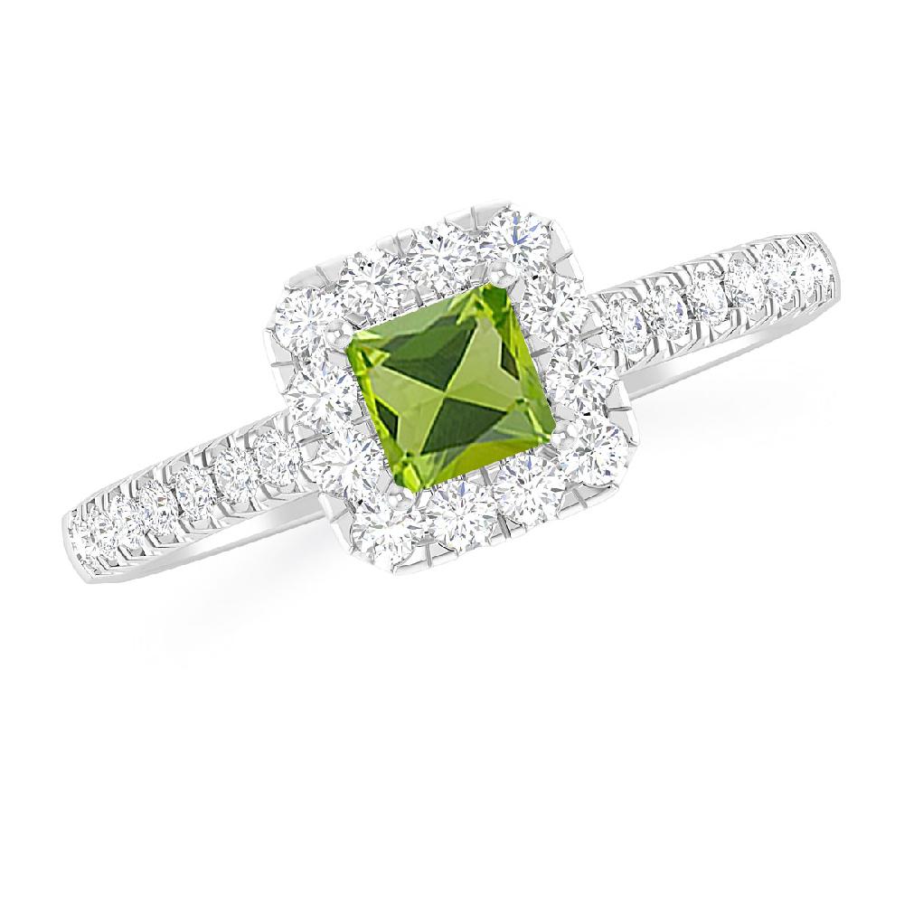 White Gold - Peridot