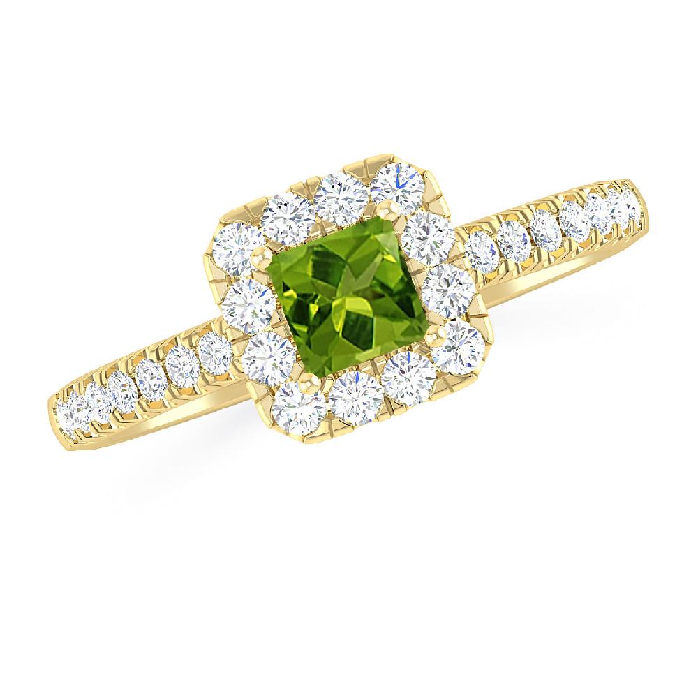 Yellow Gold - Peridot