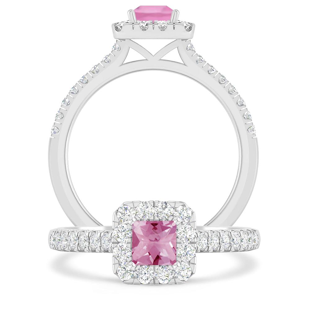 White Gold - Pink Tourmaline