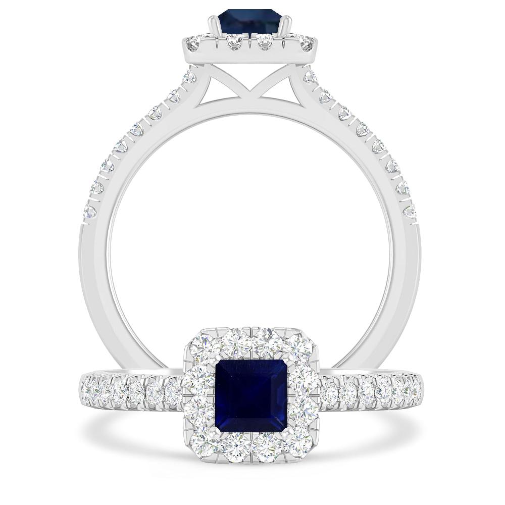 White Gold - Sapphire