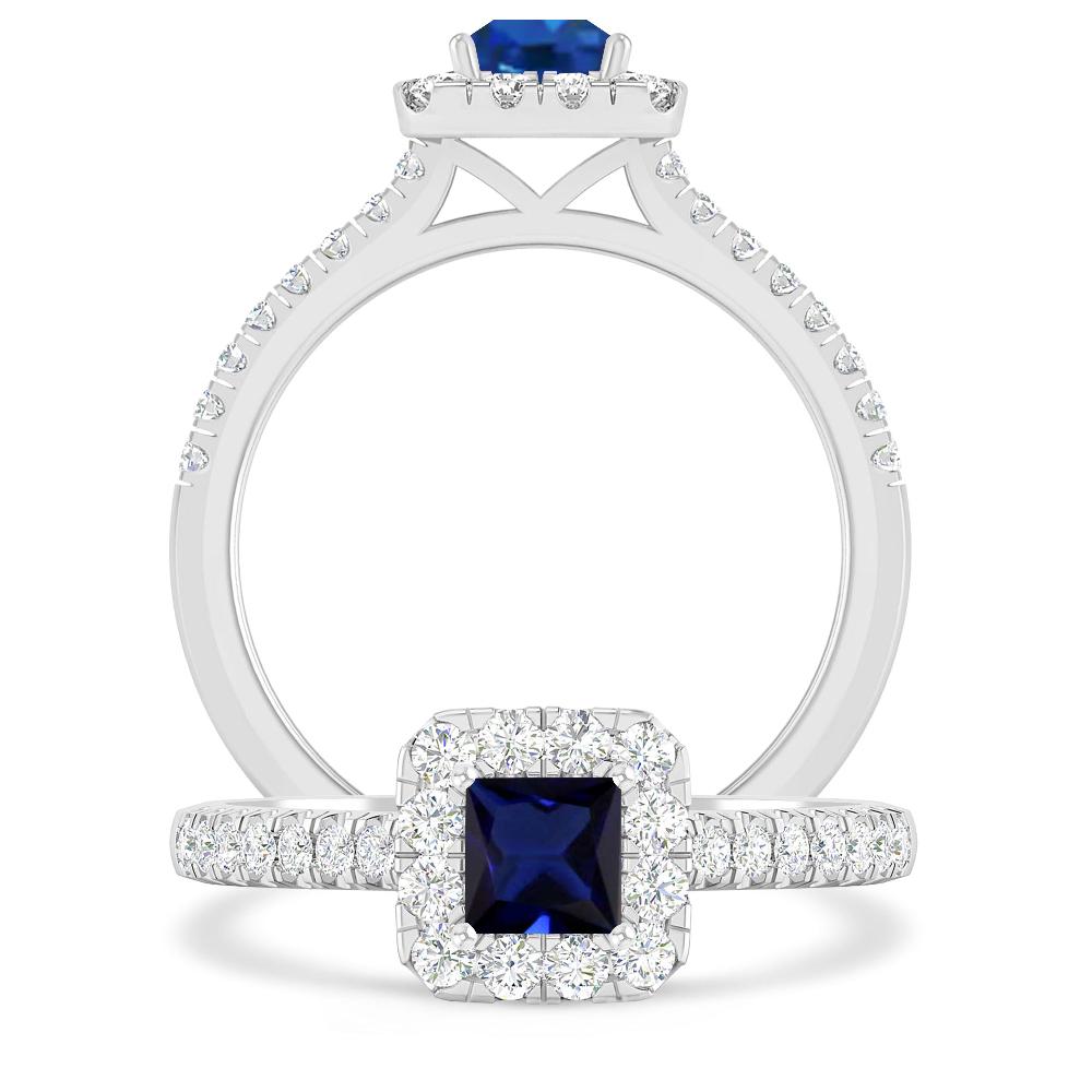 White Gold - Sapphire