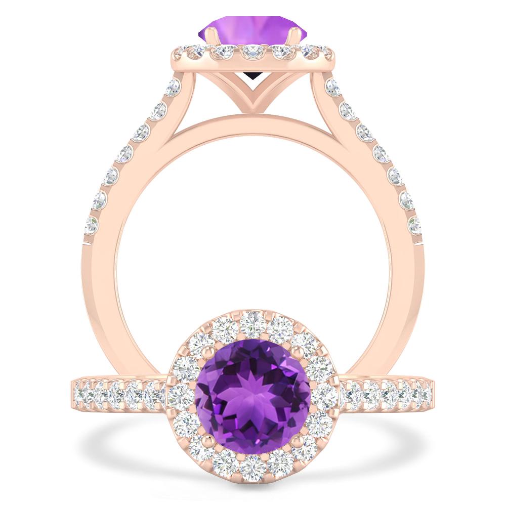 Rose Gold - Amethyst