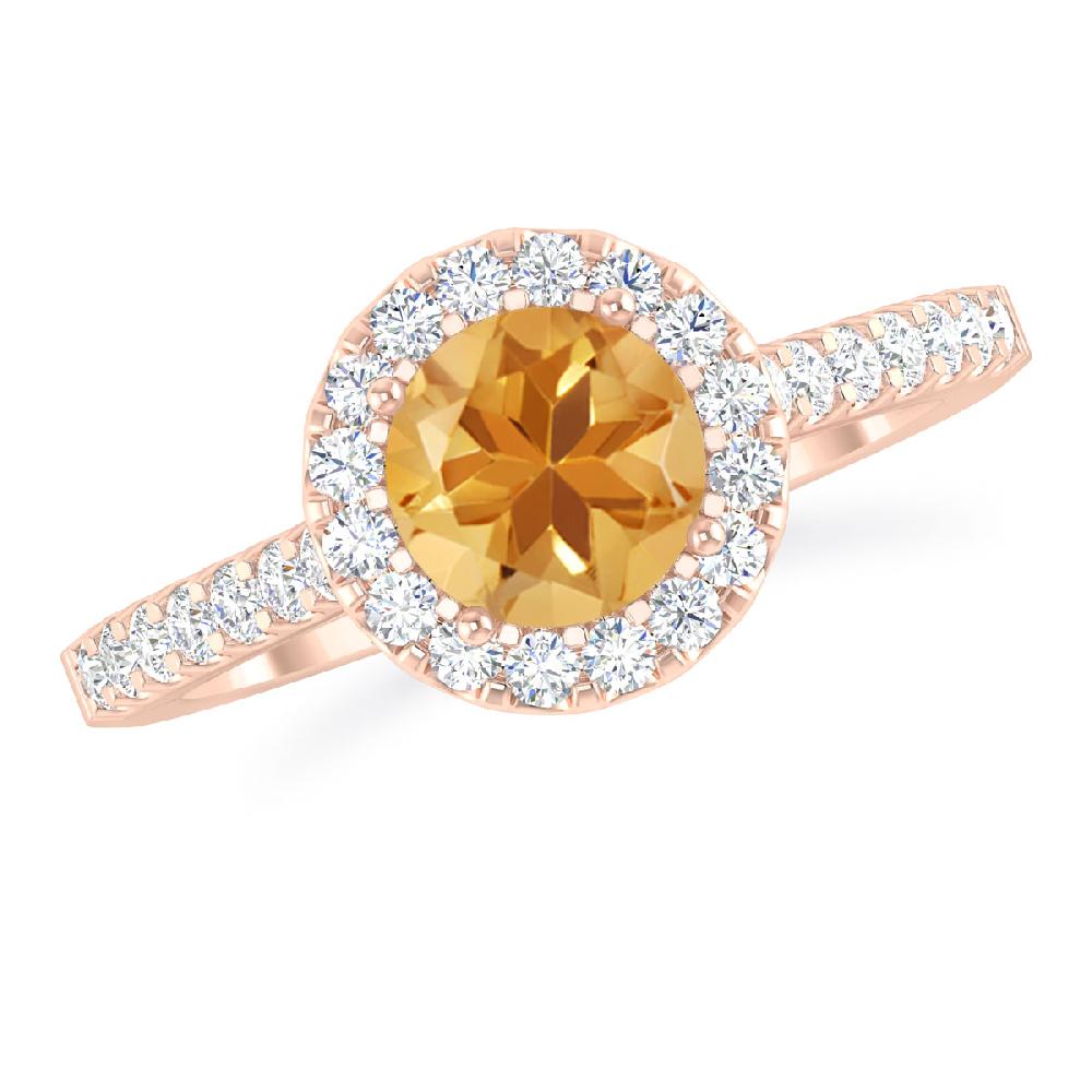 Rose Gold - Citrine