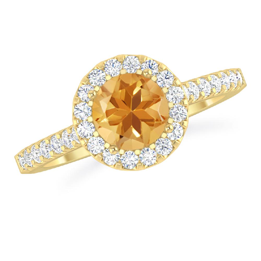 Yellow Gold - Citrine